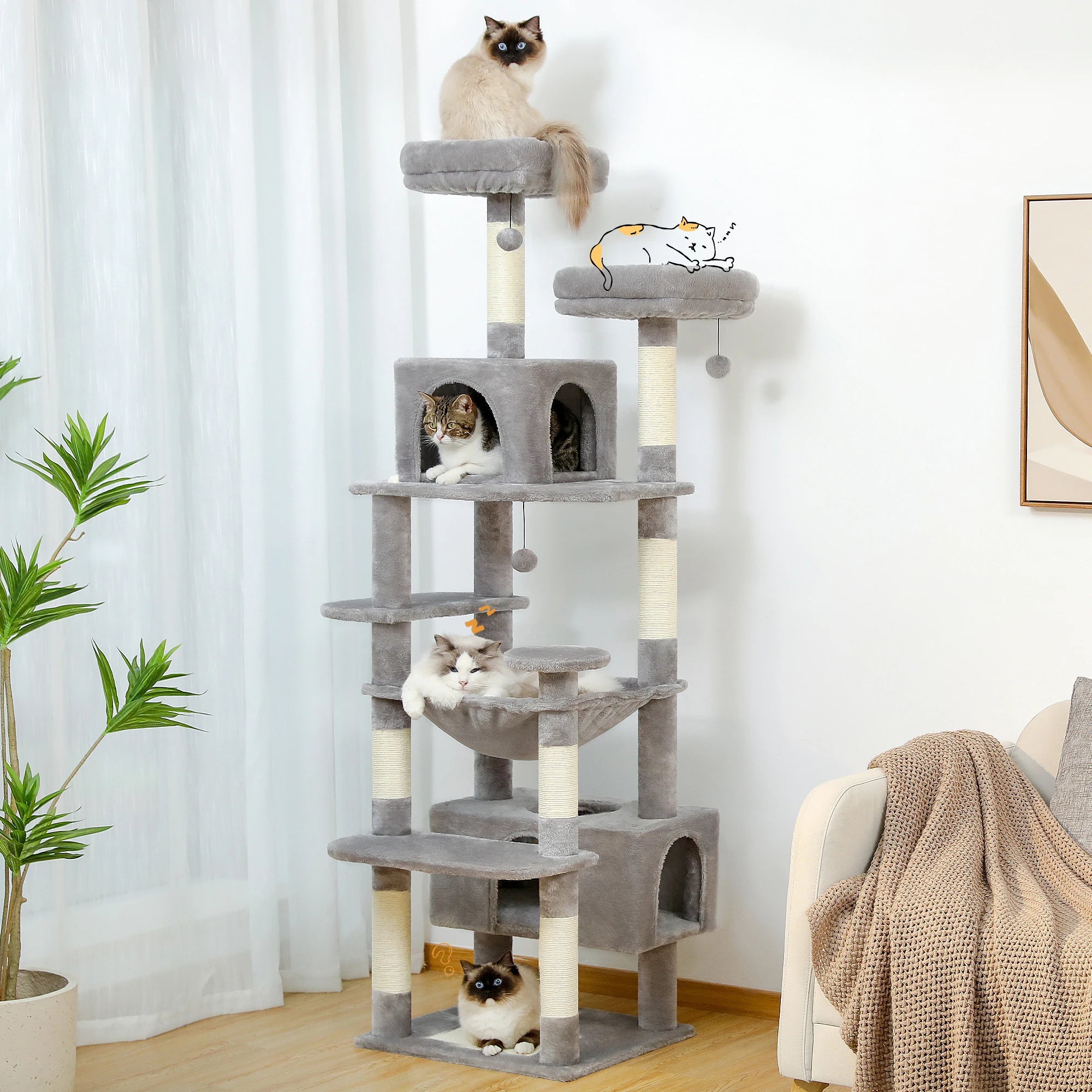 Le Palais Félin – Arbre à Chat XXL